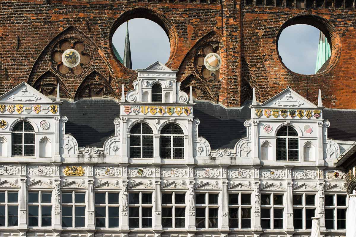 Das Rathaus in Lübeck